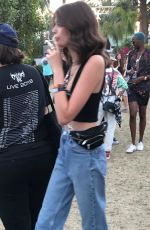 KAIA GERBER Out at Coachella Valley Music and Arts Festival in Indio 04/14/2019