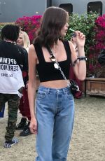 KAIA GERBER Out at Coachella Valley Music and Arts Festival in Indio 04/14/2019