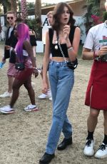 KAIA GERBER Out at Coachella Valley Music and Arts Festival in Indio 04/14/2019