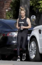 KALEY CUOCO Leaves a Gym in Los Angeles 04/18/2019