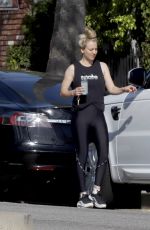 KALEY CUOCO Leaves a Gym in Los Angeles 04/18/2019