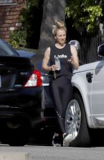 KALEY CUOCO Leaves a Gym in Los Angeles 04/18/2019