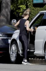 KALEY CUOCO Leaves a Gym in Los Angeles 04/18/2019