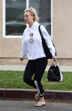 KALEY CUOCO Leaves a Nail Salon in Los Angeles 04/28/2019