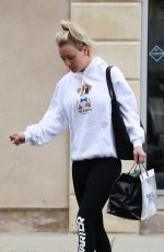 KALEY CUOCO Leaves a Nail Salon in Los Angeles 04/28/2019