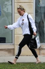 KALEY CUOCO Leaves a Nail Salon in Los Angeles 04/28/2019