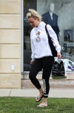 KALEY CUOCO Leaves a Nail Salon in Los Angeles 04/28/2019