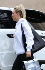 KALEY CUOCO Leaves a Nail Salon in Los Angeles 04/28/2019