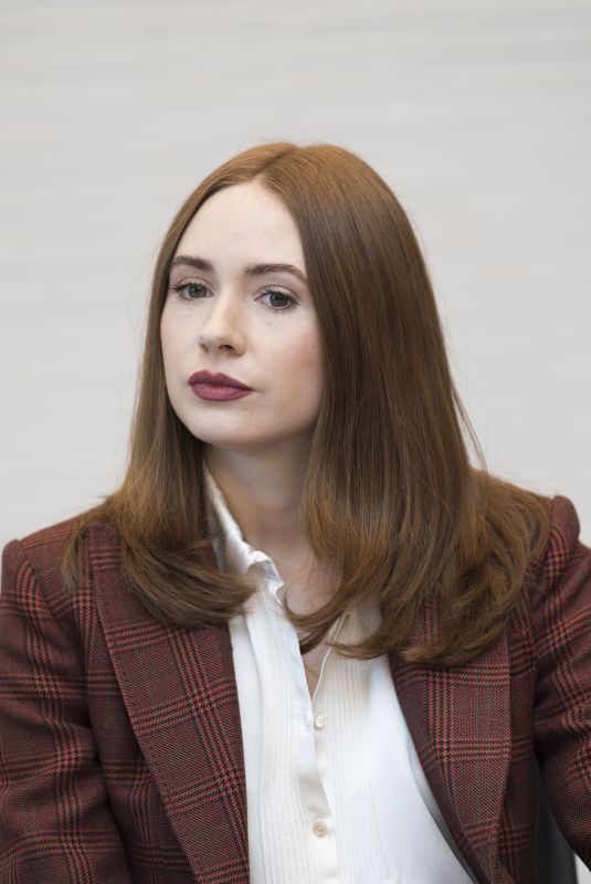 KAREN GILLAN at Avengers: Endgame Press Conference in Los Angeles 04/07/2019