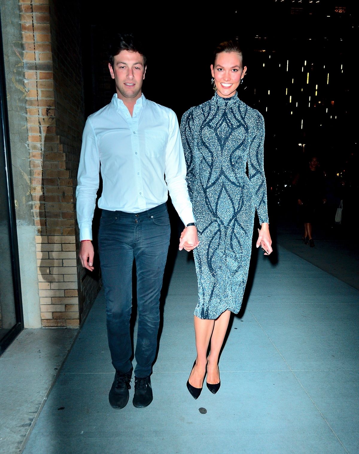 KARLIE KLOSS and Josh Kushner Leaves Project Runway Party in New York 04/18/2019 ...1200 x 1516