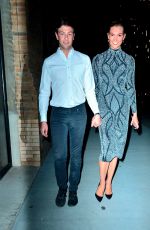KARLIE KLOSS and Josh Kushner Leaves Project Runway Party in New York 04/18/2019