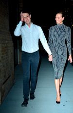 KARLIE KLOSS and Josh Kushner Leaves Project Runway Party in New York 04/18/2019
