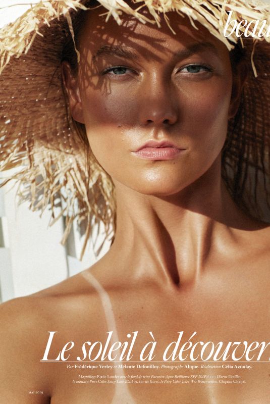 KARLIE KLOSS in Vogue Magazine, France May 2019