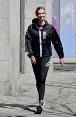 KARLIE KLOSS on the Set of a Adidas Photoshoot in New York 04/03/2019