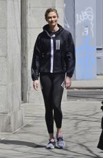 KARLIE KLOSS on the Set of a Adidas Photoshoot in New York 04/03/2019