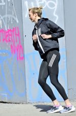 KARLIE KLOSS on the Set of a Adidas Photoshoot in New York 04/03/2019