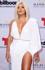 KAROL G at 2019 Billboard Latin Music Awards Press Room in Las Vegas 04/25/2019