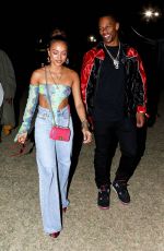KARRUECHE TRAN and Victor Cruz at Neon Carnival at Coachella in Palm Springs 04/13/2018