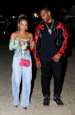 KARRUECHE TRAN and Victor Cruz at Neon Carnival at Coachella in Palm Springs 04/13/2018