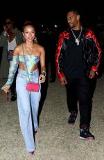 KARRUECHE TRAN and Victor Cruz at Neon Carnival at Coachella in Palm Springs 04/13/2018