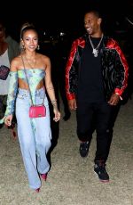 KARRUECHE TRAN and Victor Cruz at Neon Carnival at Coachella in Palm Springs 04/13/2018