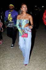 KARRUECHE TRAN and Victor Cruz at Neon Carnival at Coachella in Palm Springs 04/13/2018