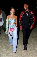 KARRUECHE TRAN and Victor Cruz at Neon Carnival at Coachella in Palm Springs 04/13/2018