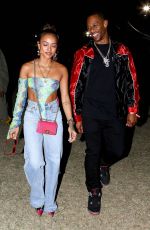 KARRUECHE TRAN and Victor Cruz at Neon Carnival at Coachella in Palm Springs 04/13/2018
