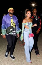 KARRUECHE TRAN and Victor Cruz at Neon Carnival at Coachella in Palm Springs 04/13/2018