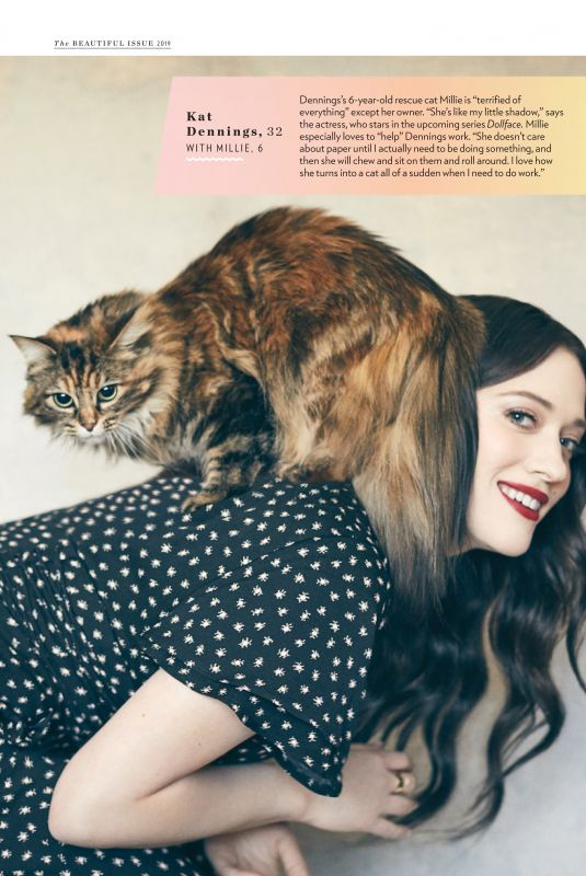 KAT DENNINGS in People Magazine, May 2019