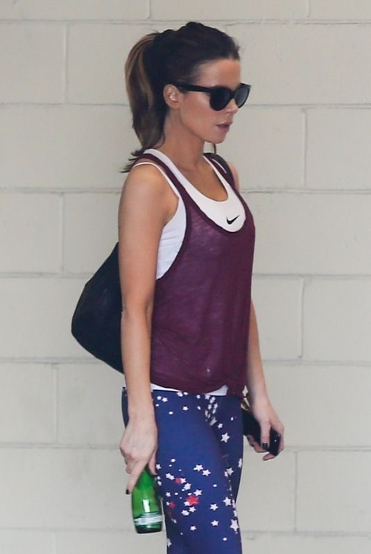 KATE BECKINSALE at a Gym in Los Angeles 04/27/2019