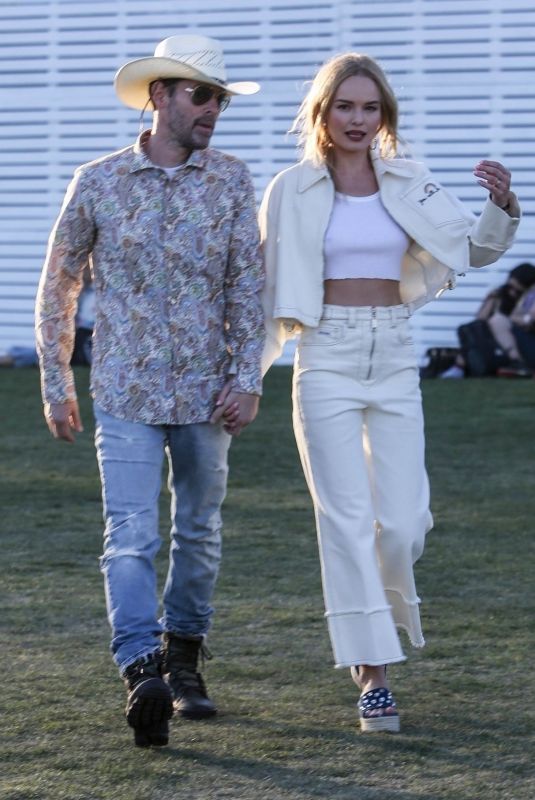 KATE BOSWORTH and Michael Polish Out at Coachella 04/13/2019