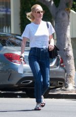 KATE BOSWORTH in Denim Leaves Violet Grey Cosmetics in West Hollywood 04/17/2019