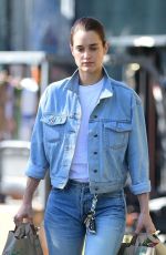 KATE HARRISON in Double Denim Leaves Trader Joe