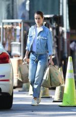 KATE HARRISON in Double Denim Leaves Trader Joe