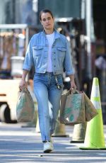 KATE HARRISON in Double Denim Leaves Trader Joe