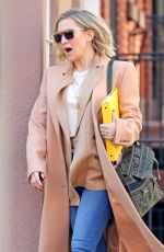 KATE HUDSON Out and About in New York 04/03/2019