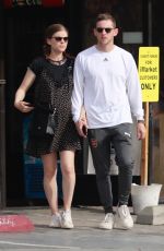 KATE MARA and Jamie Bell Out in Los Angeles 04/08/2019
