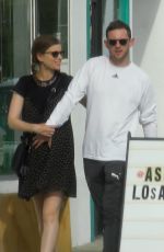 KATE MARA and Jamie Bell Out in Los Angeles 04/08/2019