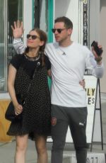 KATE MARA and Jamie Bell Out in Los Angeles 04/08/2019
