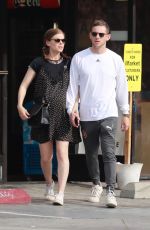 KATE MARA and Jamie Bell Out in Los Angeles 04/08/2019