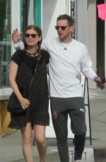 KATE MARA and Jamie Bell Out in Los Angeles 04/08/2019