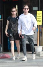 KATE MARA and Jamie Bell Out in New York 04/08/2019