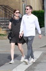 KATE MARA and Jamie Bell Out in New York 04/08/2019