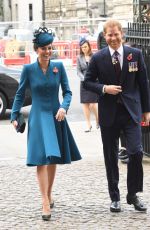 KATE MIDDLETON at Anzac Day Service of Commemoration and Thanksgiving at Westminster Abbey in London 04/25/2019