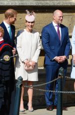 KATE MIDDLETON at Easter Sunday Church Service at St George