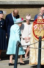 KATE MIDDLETON at Easter Sunday Church Service at St George