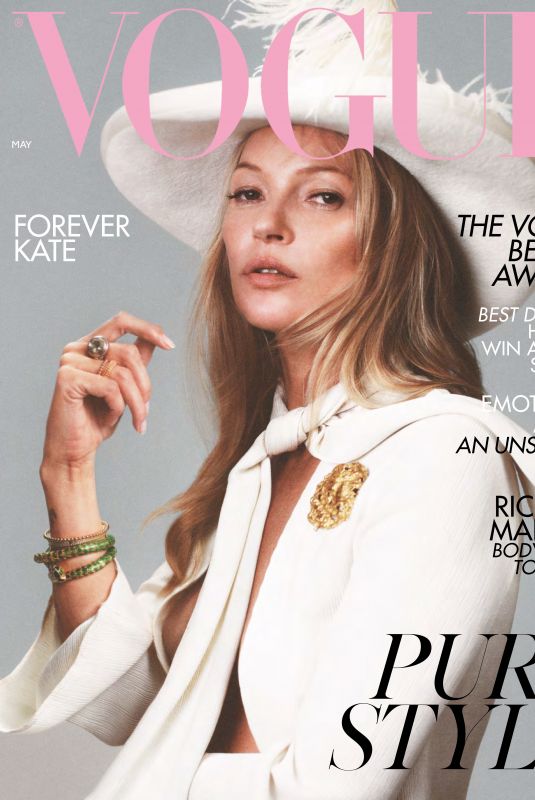 KATE MOSS in Vogue Magazine, UK May 2019