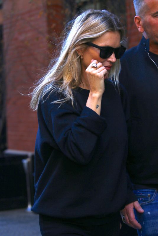 KATE MOSS Out in New York 04/06/2019