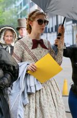 KATE WINSLET and SAOIRSE RONAN on the Set of Ammonite in London 04/17/2019